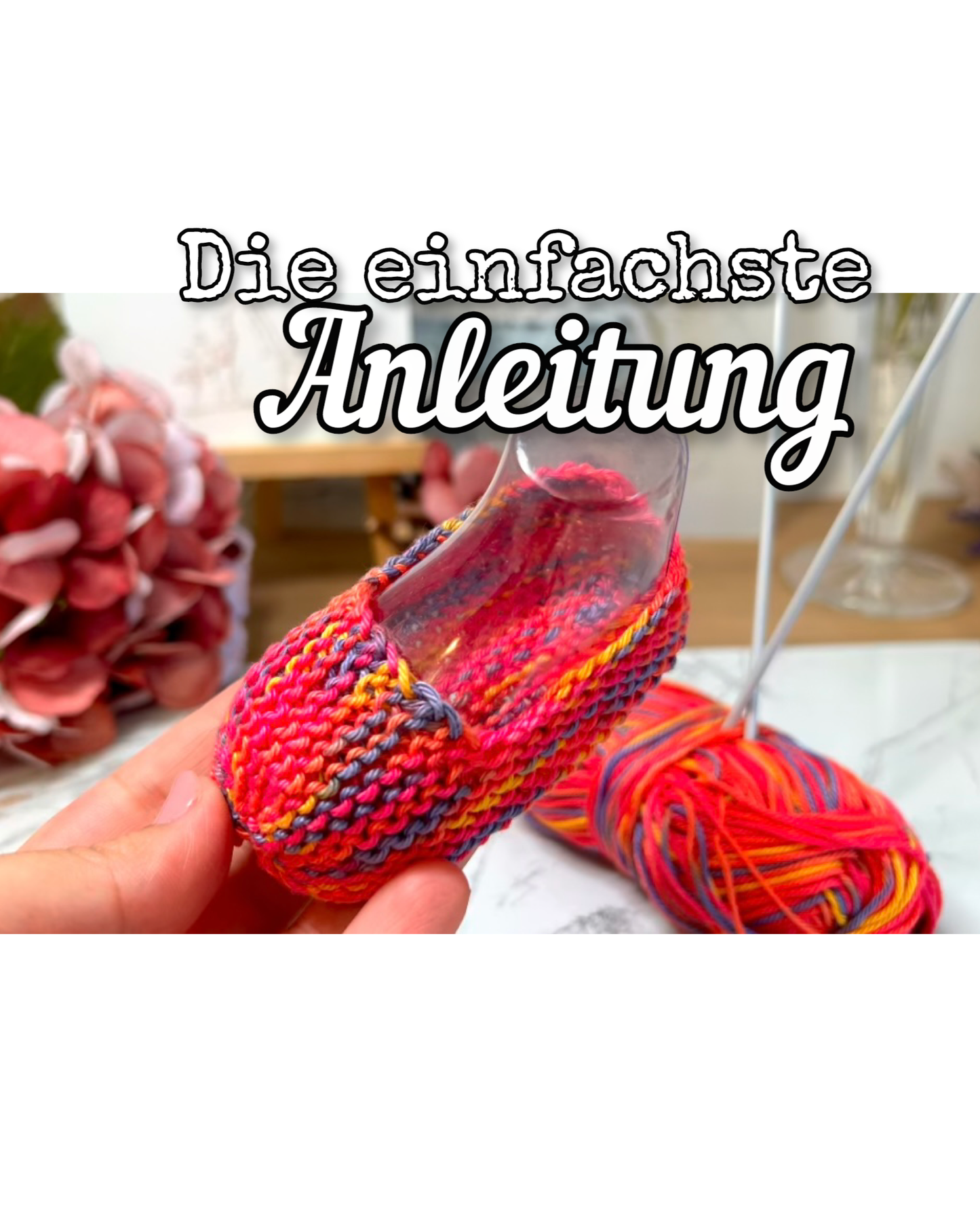 EASY Strickanleitung 0-3M Babyschuhe Babysocken 🥰 Spaßfaktor 😍