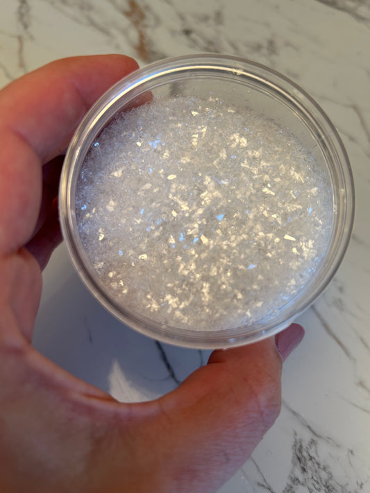 Eiskristall aus Glasgranulat Dose 180g